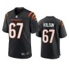 cordell volson bengals black game jersey