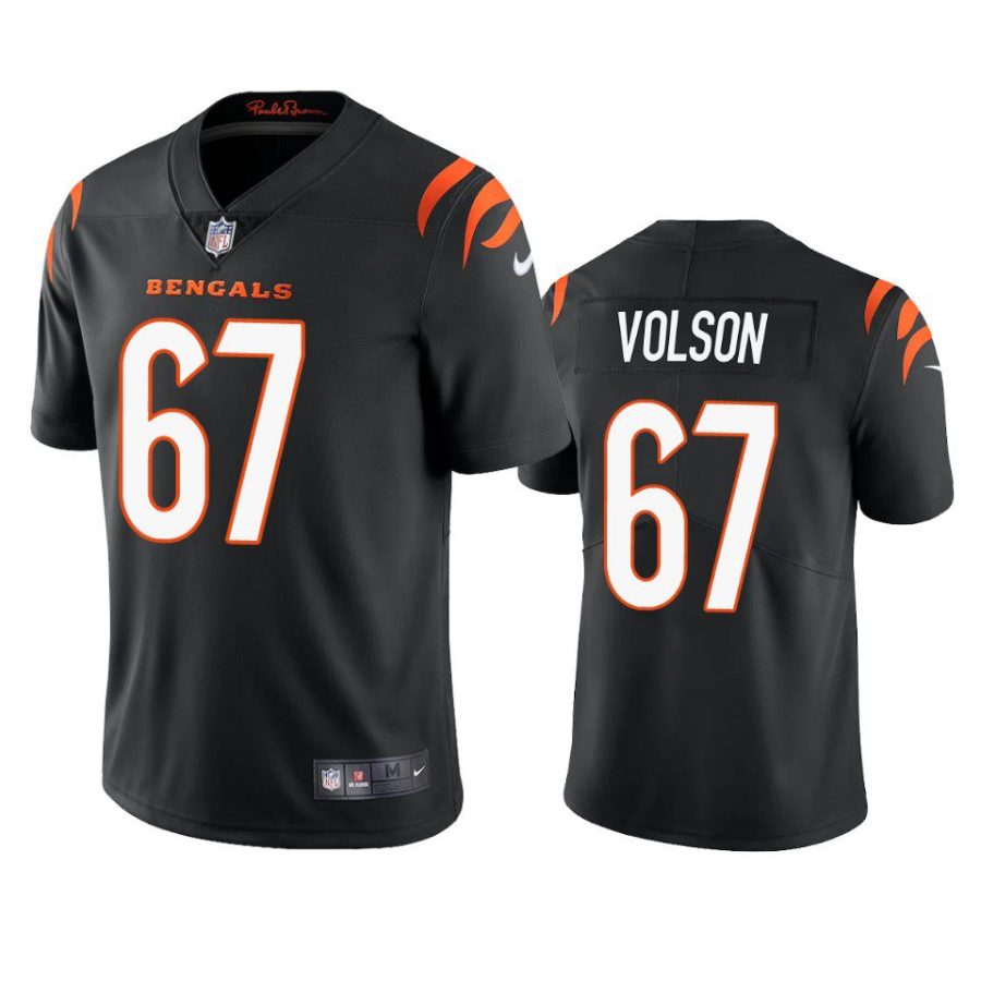 cordell volson bengals black vapor jersey