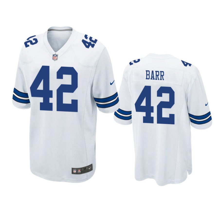 cowboys anthony barr game white jersey