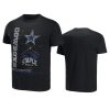 cowboys black staple world renowned t shirt