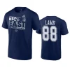 cowboys ceedee lamb navy 2023 nfc east division champions conquer t shirt