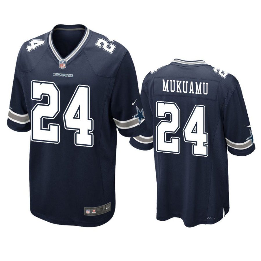 cowboys israel mukuamu game navy jersey