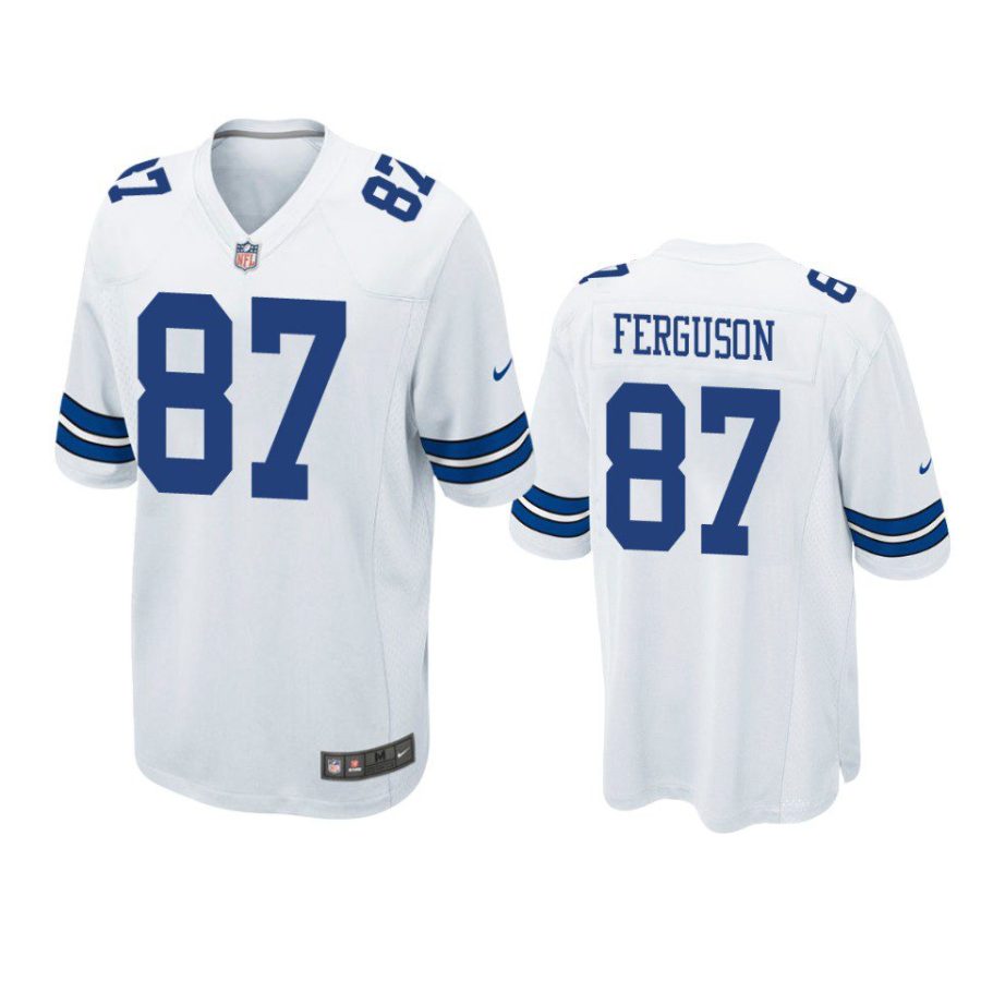 cowboys jake ferguson game white jersey