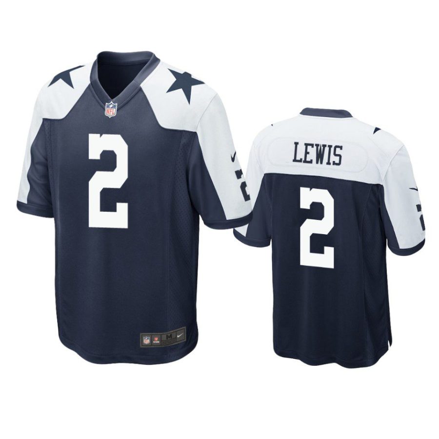 cowboys jourdan lewis alternate game navy jersey