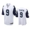 cowboys kavontae turpin alternate game white jersey