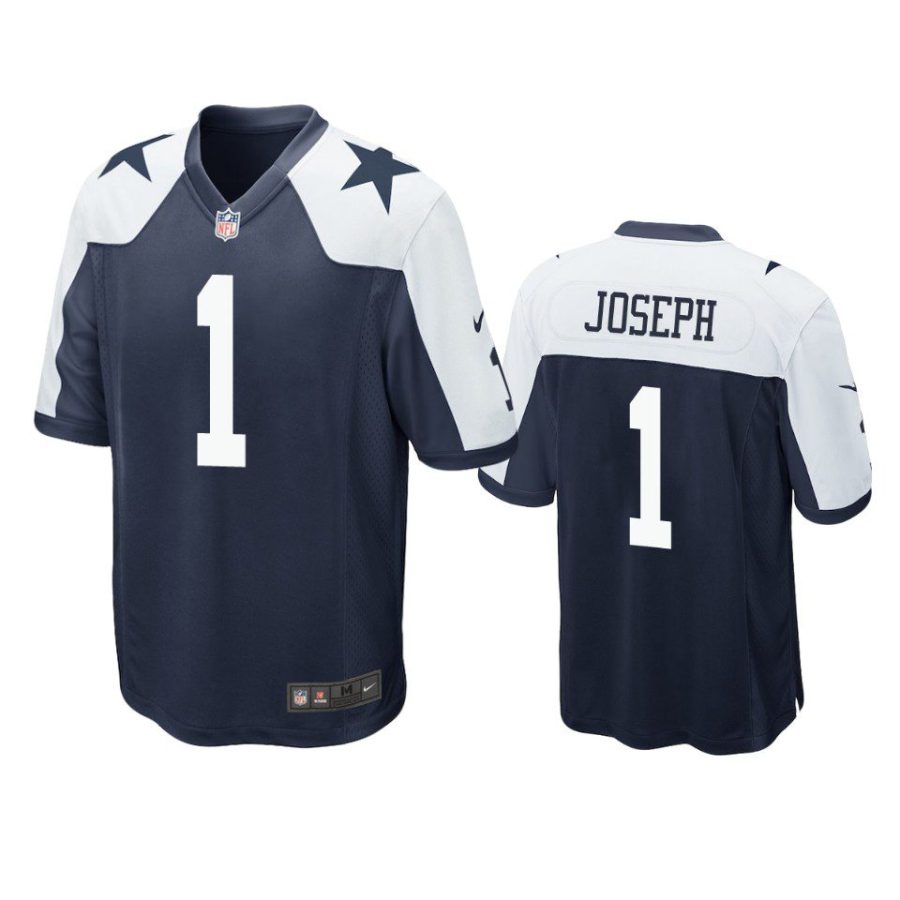 cowboys kelvin joseph alternate game navy jersey