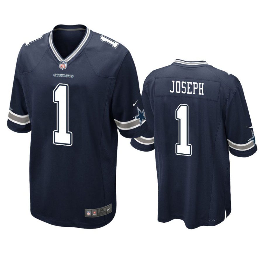 cowboys kelvin joseph game navy jersey