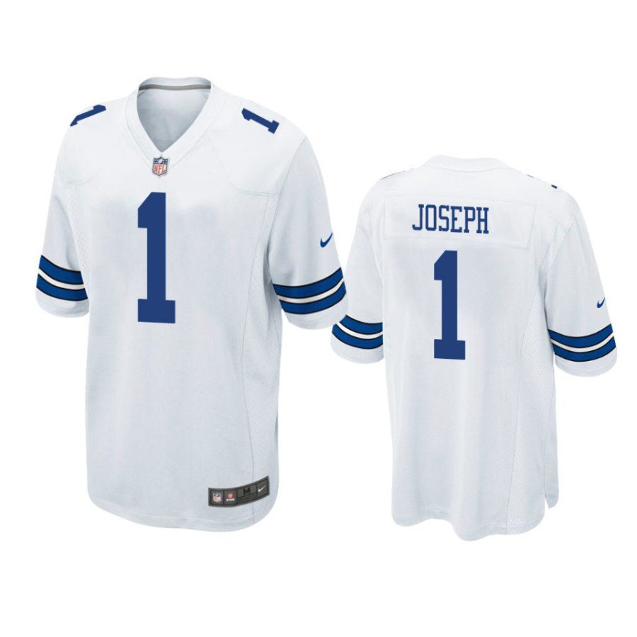 cowboys kelvin joseph game white jersey