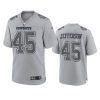 cowboys malik jefferson atmosphere fashion game gray jersey