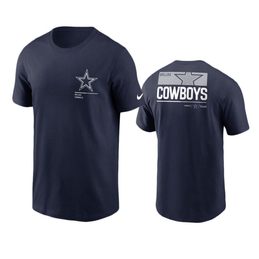 cowboys navy team incline t shirt