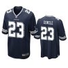 cowboys rico dowdle game navy jersey