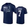 cowboys trevon diggs navy 2023 nfc east division champions conquer t shirt