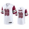 curtis samuel commanders white game jersey