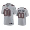 custom 49ers gray atmosphere fashion game jersey