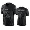 custom chargers reflective limited black jersey