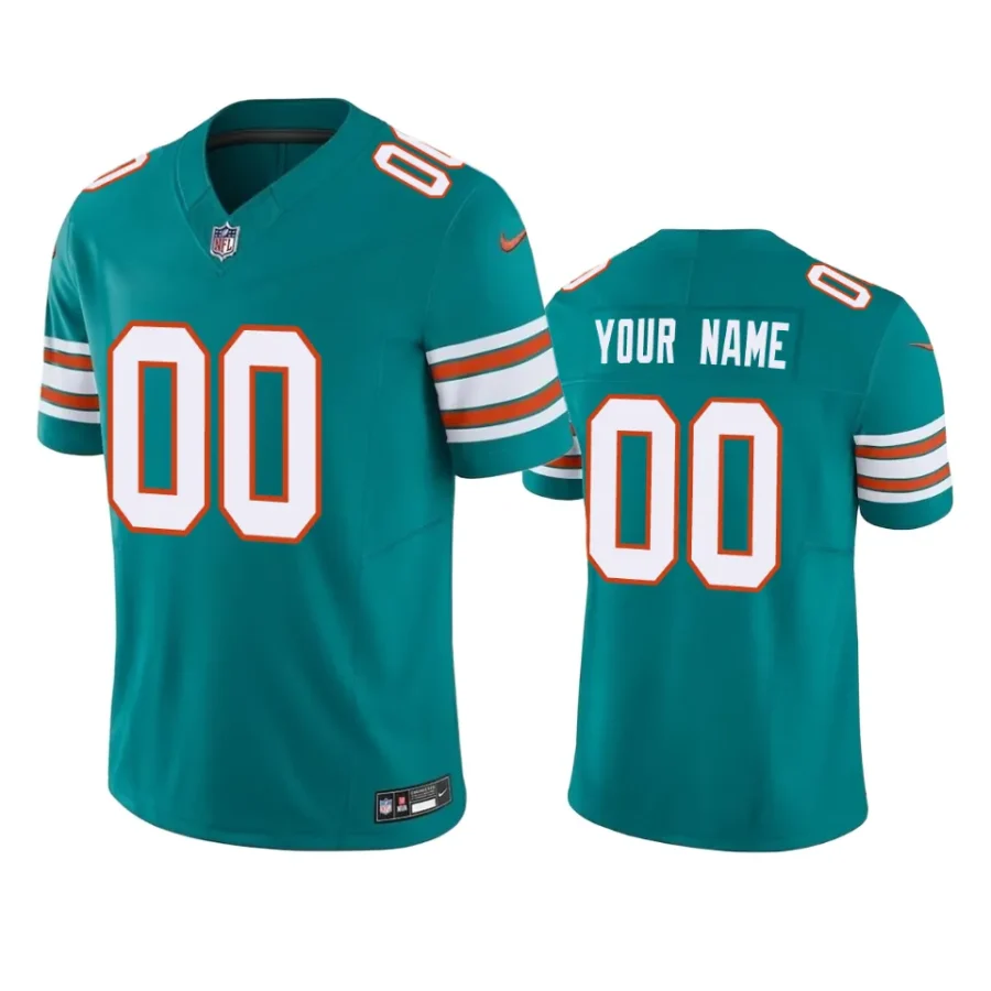 custom dolphins aqua vapor f.u.s.e. limited jersey