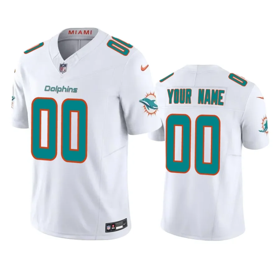 custom dolphins white vapor f.u.s.e. limited jersey