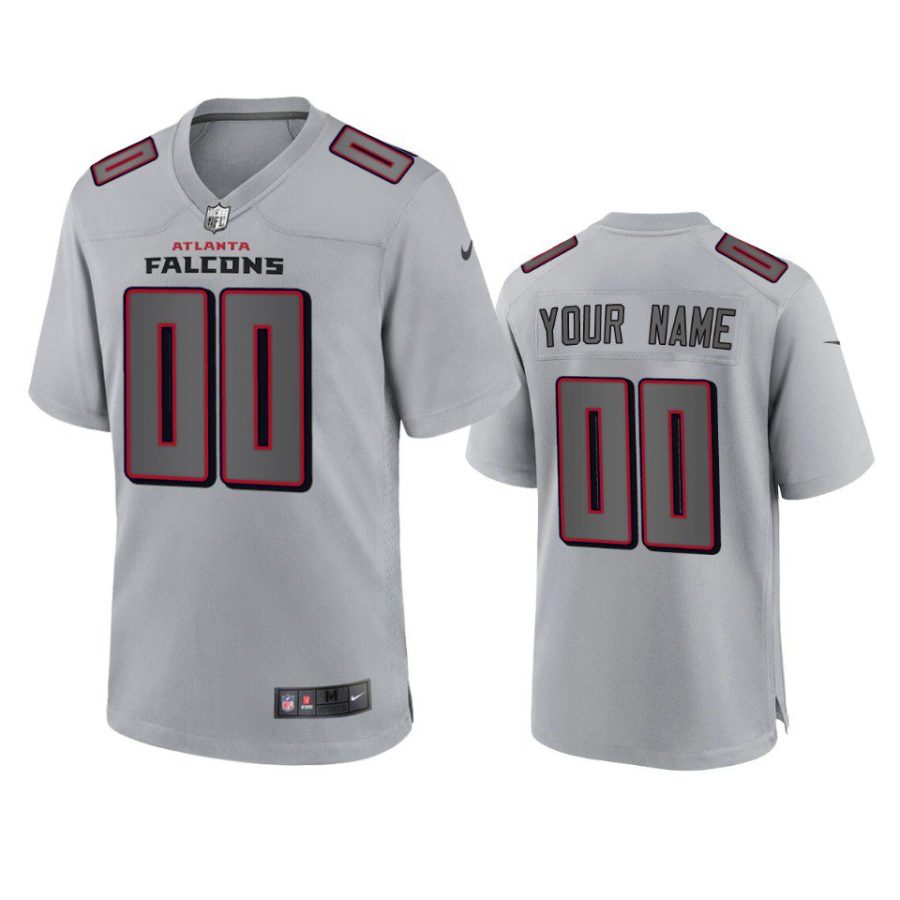 custom falcons atmosphere fashion game gray jersey