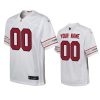 custom game youth white jersey