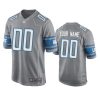 custom lions game silver jersey