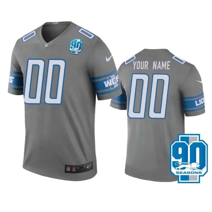 custom lions steel 90th season legend jersey