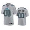 custom panthers gray atmosphere fashion game jersey
