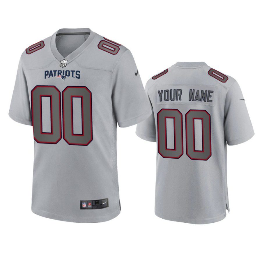 custom patriots atmosphere fashion game gray jersey