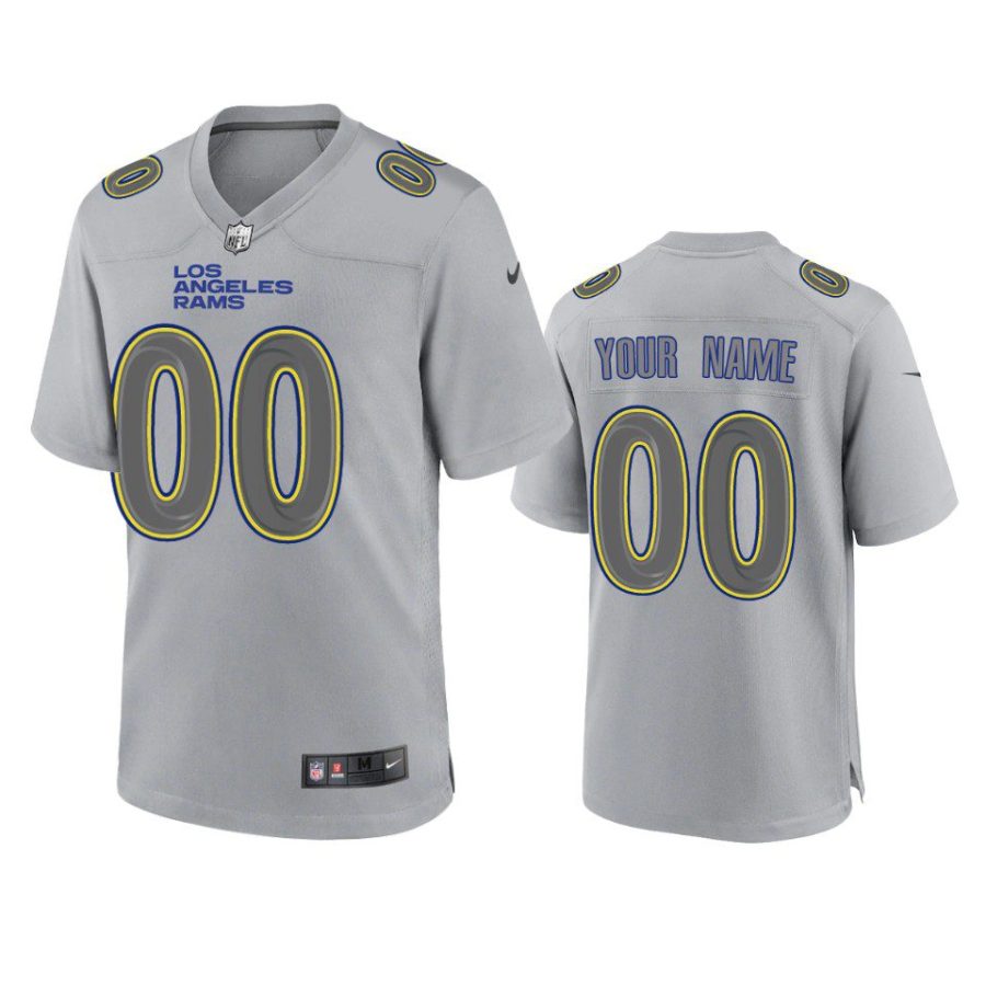 custom rams gray atmosphere fashion game jersey