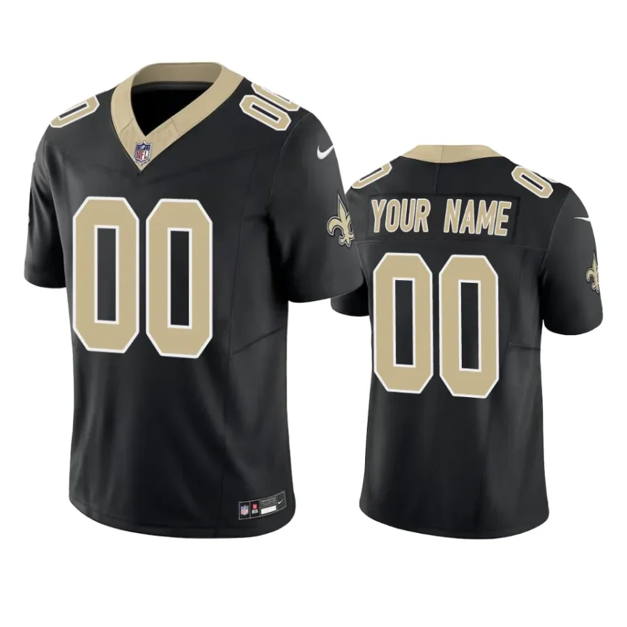 custom saints vapor f.u.s.e. limited black jersey