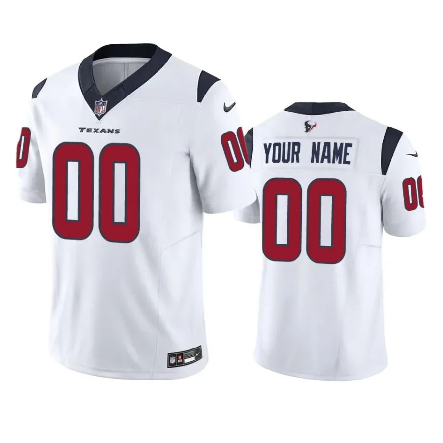 custom texans white vapor f.u.s.e. limited jersey