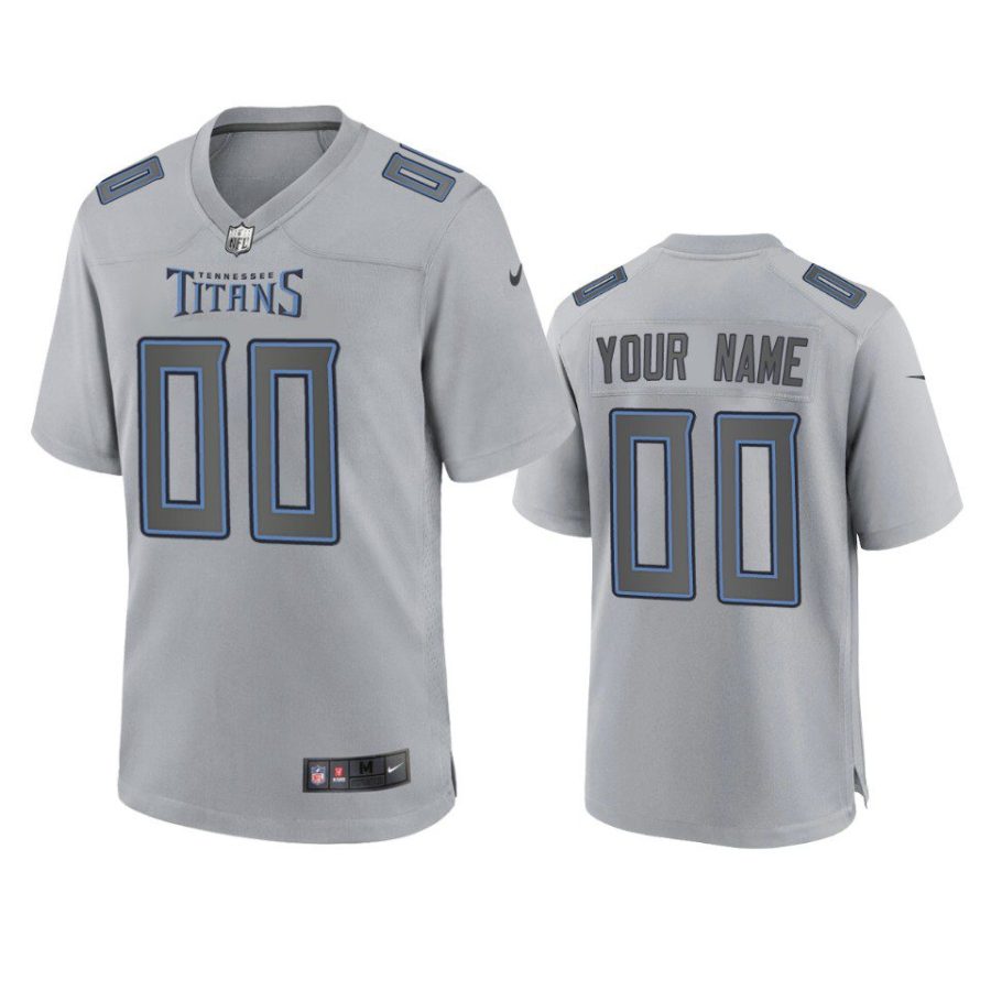 custom titans gray atmosphere fashion game jersey