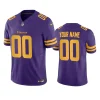 custom vikings purple vapor f.u.s.e. limited jersey