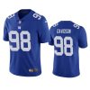 d.j. davidson giants vapor limited blue jersey