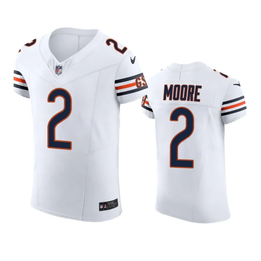 d.j. moore bears white vapor f.u.s.e. limited jersey