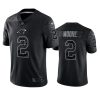 d.j. moore panthers reflective limited black jersey