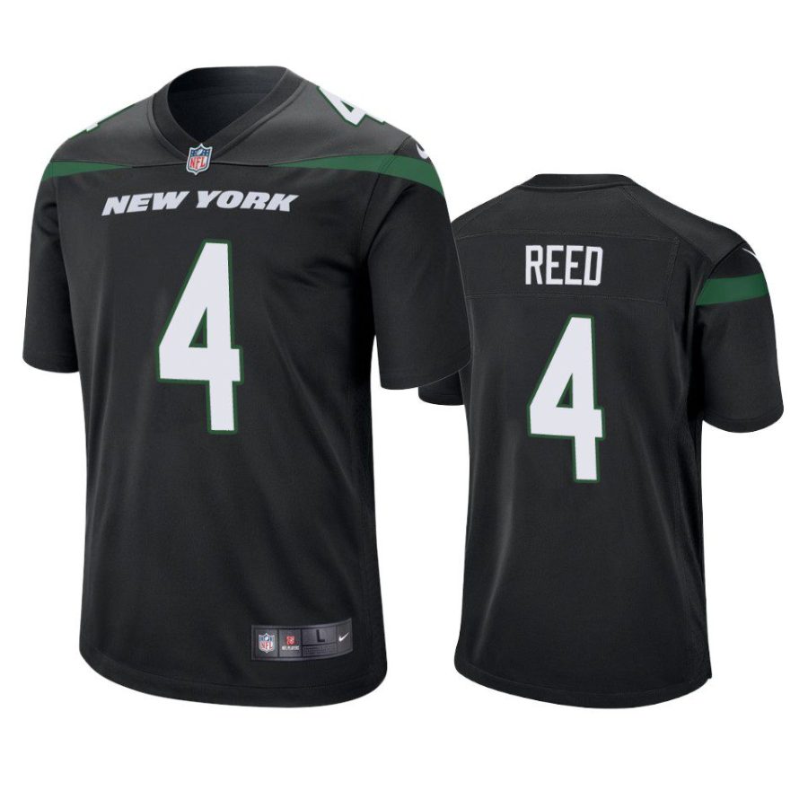 d.j. reed jets black game jersey