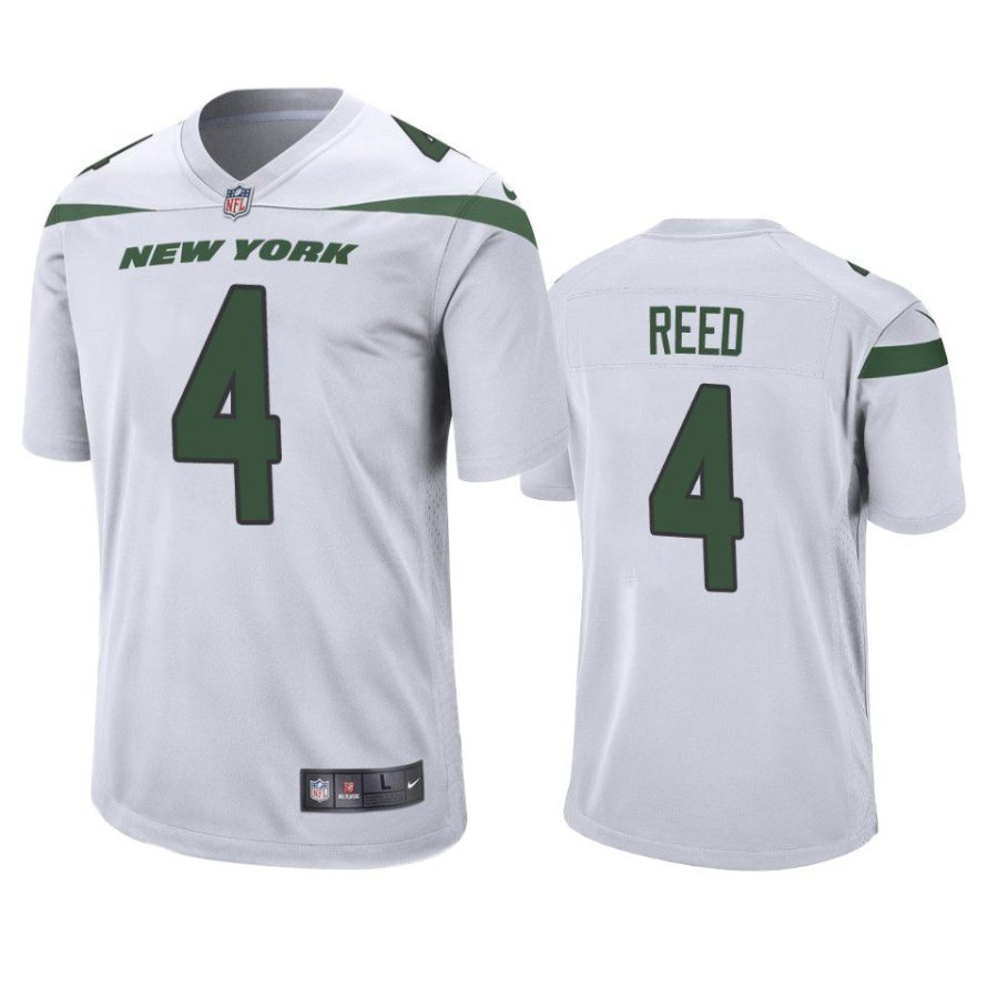 d.j. reed jets white game jersey