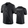 dak prescott cowboys reflective limited black jersey