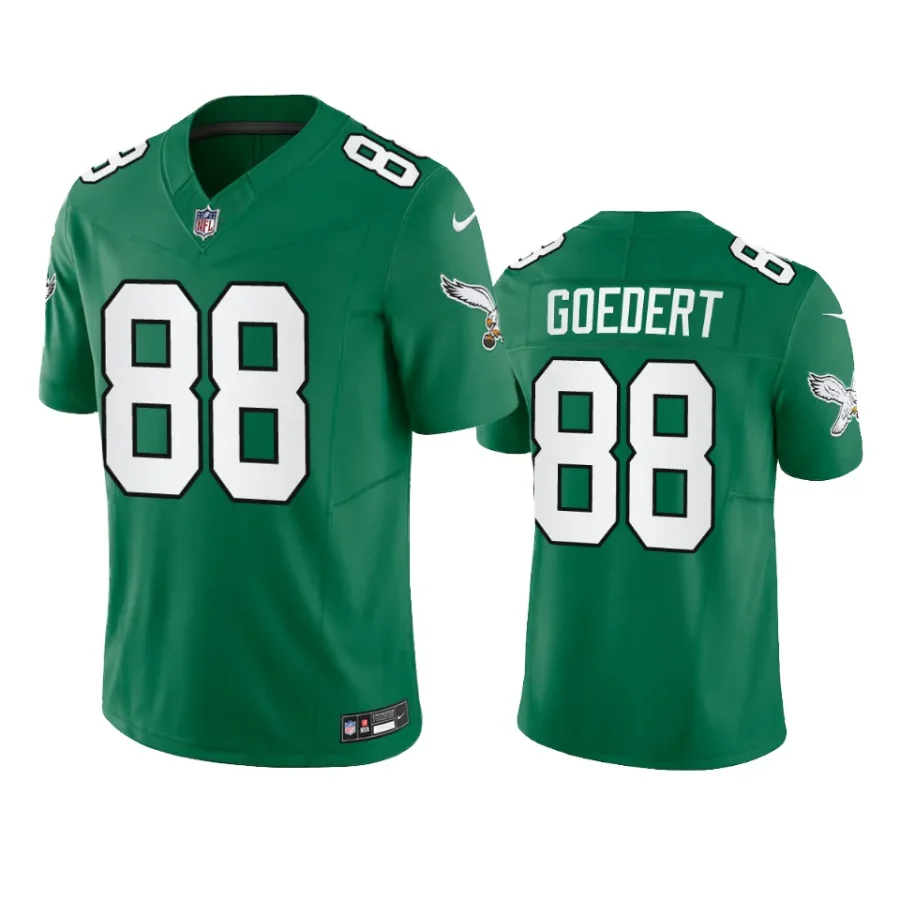 dallas goedert eagles kelly green alternate limited jersey