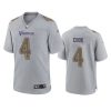 dalvin cook vikings atmosphere fashion game gray jersey