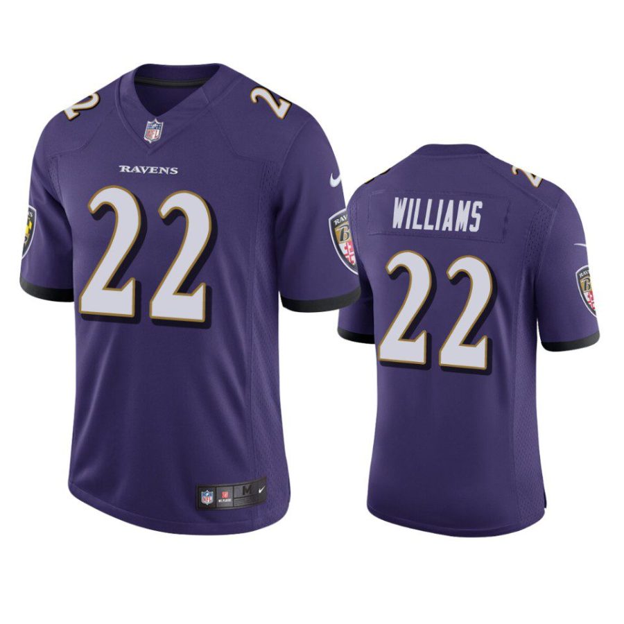 damarion williams ravens vapor limited purple jersey