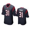 dameon pierce texans game navy jersey