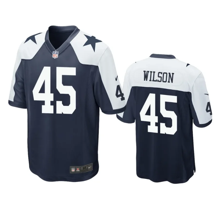 damien wilson cowboys navy alternate game jersey