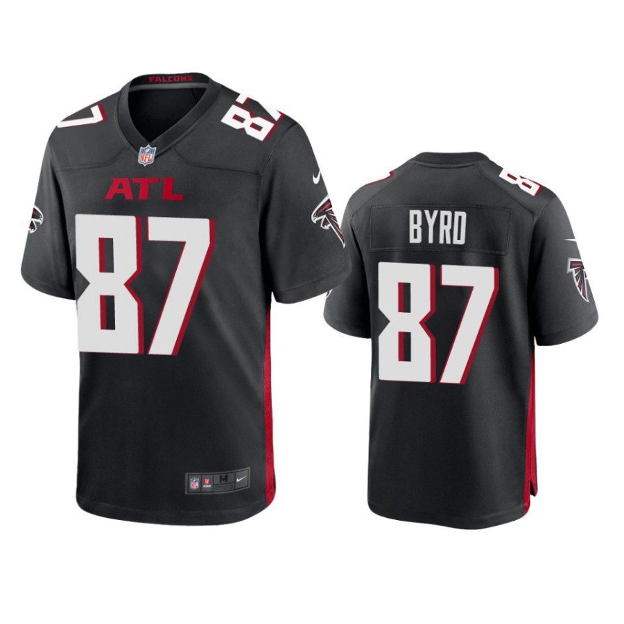 damiere byrd falcons black game jersey