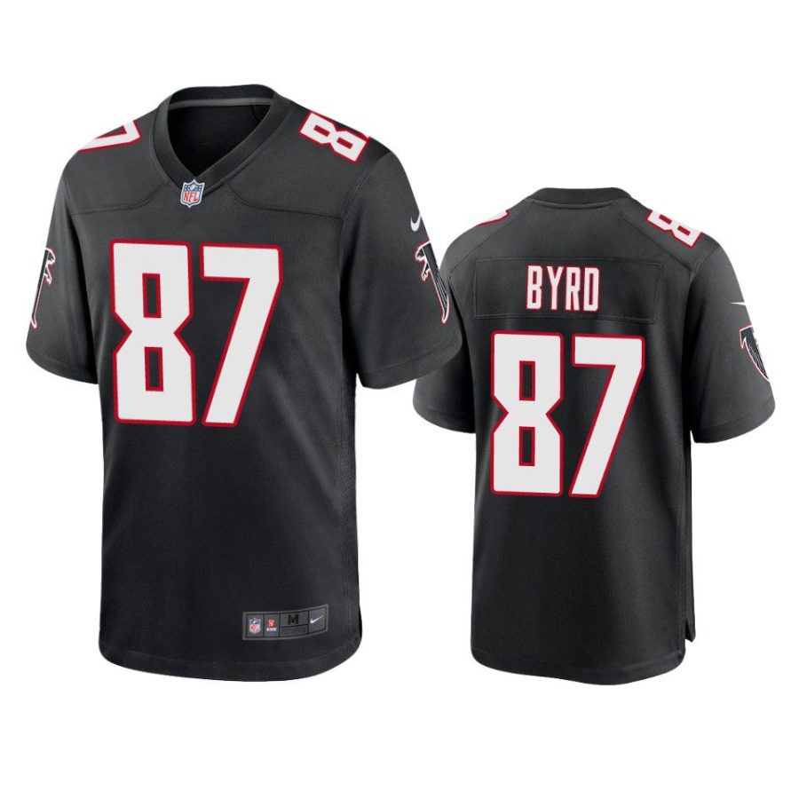 damiere byrd falcons black throwback game jersey