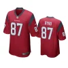 damiere byrd texans red game jersey