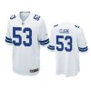 damone clark cowboys white game jersey