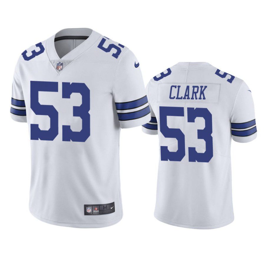 damone clark cowboys white vapor jersey