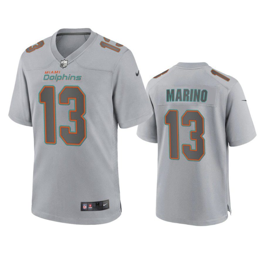 dan marino dolphins gray atmosphere fashion game jersey