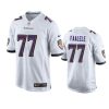 daniel faalele ravens white game jersey